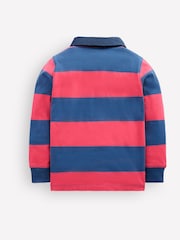 Boden Red Long Sleeve Smart Polo Shirt - Image 3 of 4