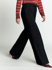 Boden Black Greenwich Tie Ponte Trousers - Image 5 of 6
