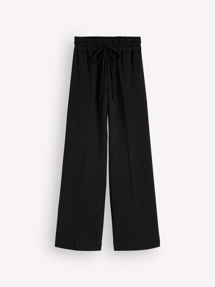 Boden Black Greenwich Tie Ponte Trousers - Image 6 of 6 Boden Black Greenwich Tie Ponte Trousers - Image 6 of 6