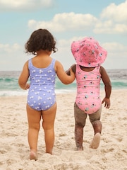 JoJo Maman Bébé Toucan Girls' Floppy Sun Hat - Image 3 of 3