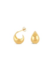 Dinny Hall Gold Scoop Small Hoops - Image 1 of 3