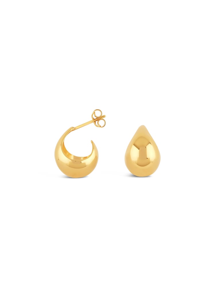 Dinny Hall Gold Scoop Small Hoops - Image 1 of 3 Dinny Hall Gold Scoop Small Hoops - Image 1 of 3