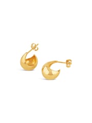 Dinny Hall Gold Scoop Small Hoops - Image 2 of 3
