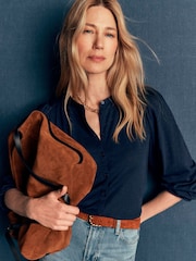 Boden Blue Ara Jersey Shirt - Image 1 of 5