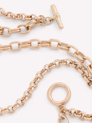 Boden Gold Tone Chain Layer Necklace - Image 3 of 3