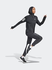 adidas Black Own The Run 1/2 Zip Sweatshirt - Image 4 of 8