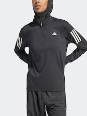 adidas Black Own The Run 1/2 Zip Sweatshirt - Image 5 of 8