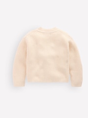Boden Cream Chunky Everyday Cardigan - Image 2 of 3