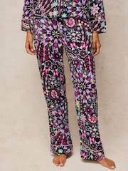 أسود زهور - White Stuff Nina PJ Bottoms - Image 1 of 6