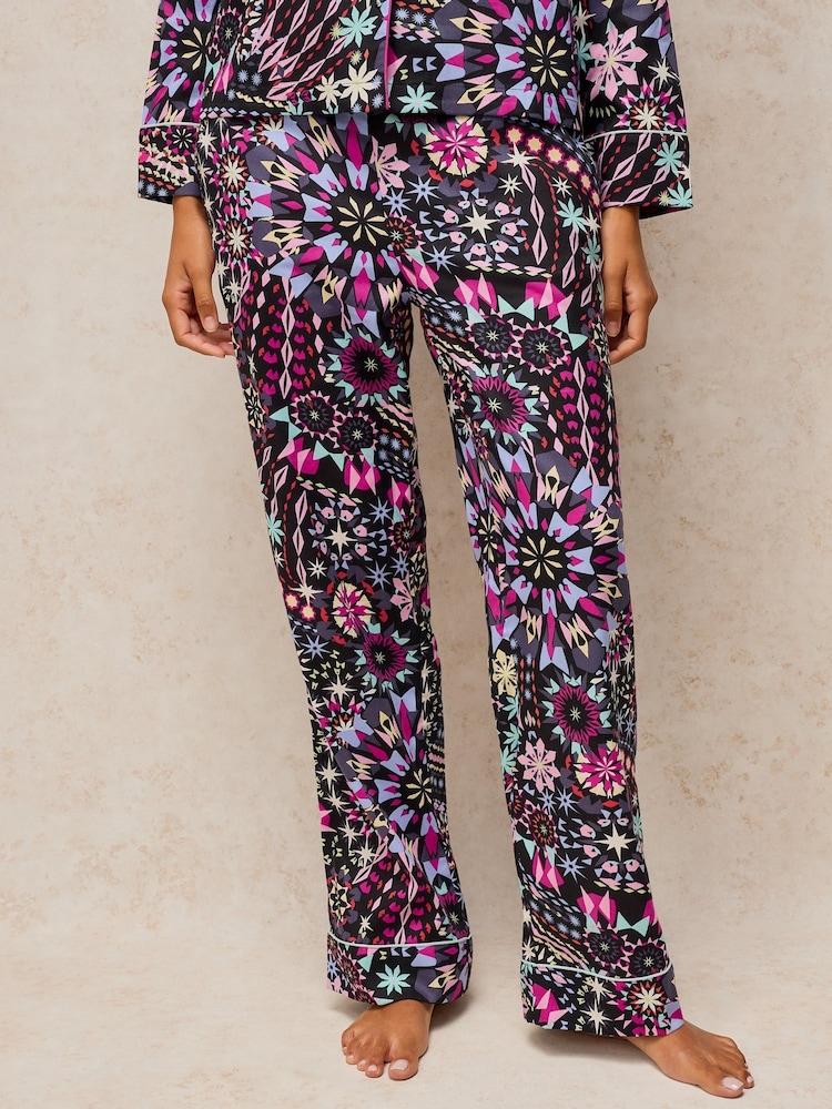 أسود زهور - White Stuff Nina PJ Bottoms - Image 1 of 6