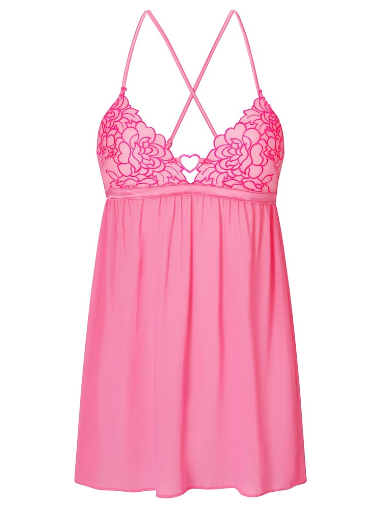 Ann Summers Pink Bright New Romance Babydoll - Image 4 of 4
