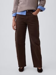 Gap Brown High Waisted Barrel Jeans - Image 3 of 6