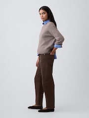 Gap Brown High Waisted Barrel Jeans - Image 4 of 6