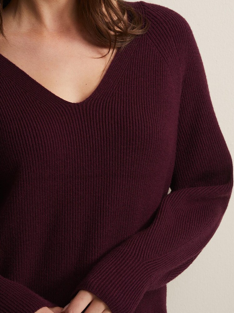Phase Eight Red Eliana Chunky Knitted Mini Dress - Image 6 of 6 Phase Eight Red Eliana Chunky Knitted Mini Dress - Image 6 of 6