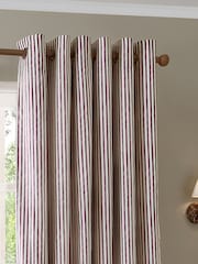 Yard Eucalyptus Hebden Striped Blackout/Thermal Eyelet Curtains - Image 1 of 4