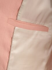 GANT Orange Stretch Linen Blazer - Image 7 of 7