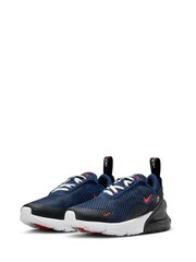 Nike Navy Air Max 270 Junior Trainers - Image 5 of 10