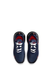 Nike Navy Air Max 270 Junior Trainers - Image 7 of 10