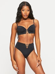 Ann Summers Black Miami Dreams Cupped Bikini Top - Image 3 of 5