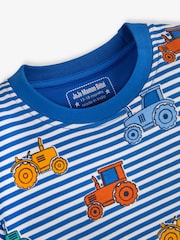 JoJo Maman Bébé 2-Pack Tractor Jersey Pyjamas - Image 8 of 11