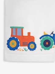 JoJo Maman Bébé 2-Pack Tractor Jersey Pyjamas - Image 9 of 11