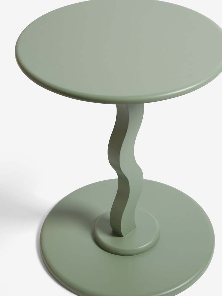 Green Wiggle Side Table - Image 3 of 3
