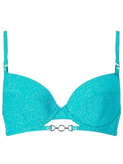 Ann Summers Blue Bali Bliss Padded Bikini Top - Image 5 of 5