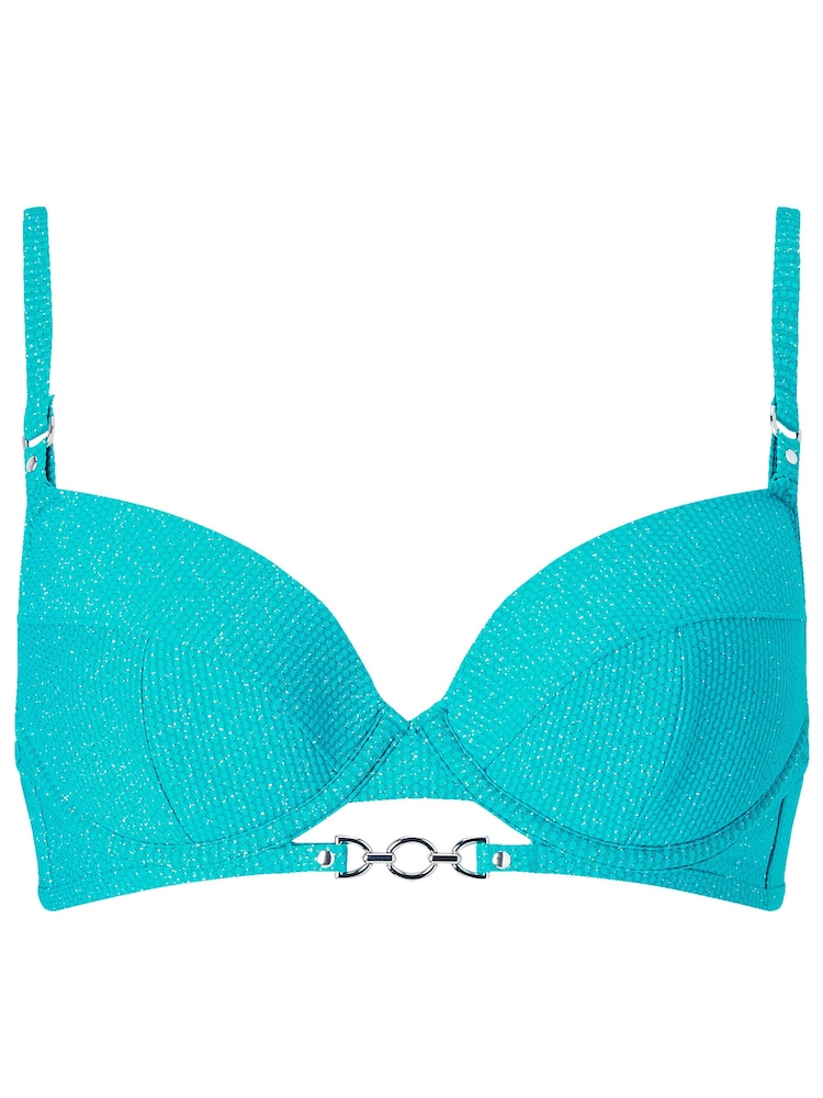 Ann Summers Blue Bali Bliss Padded Bikini Top - Image 5 of 5