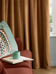 Yard Honey Hebden Striped Blackout/Thermal Eyelet Curtains - Image 4 of 5