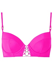 Ann Summers Pink Miami Dreams Padded Bikini Top - Image 5 of 5