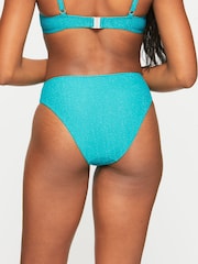 Ann Summers Blue Bali Bliss High-Waisted Bikini Bottoms - Image 3 of 6