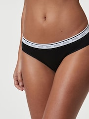 White/Black/Grey Bikini Logo Knickers 4 Pack - Image 2 of 9