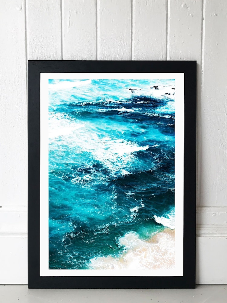East End Prints Black Sea Foam Print - Image 1 of 4