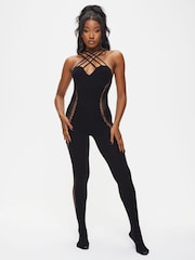 Ann Summers Black Theodora Jumpsuit - Image 1 of 4
