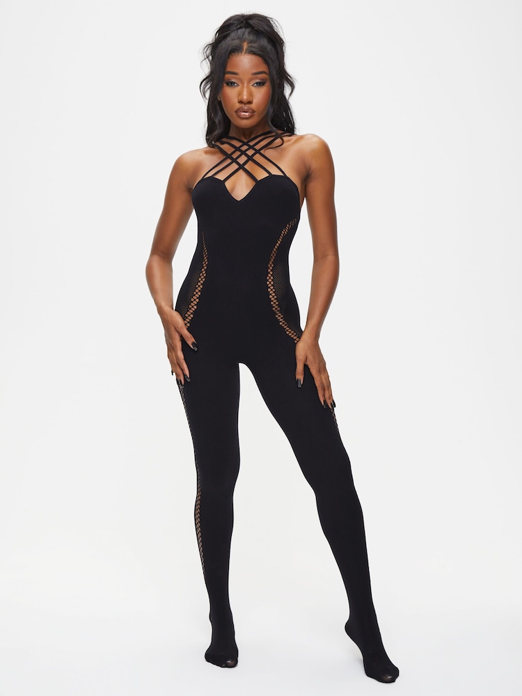 Ann Summers Black Theodora Jumpsuit - Image 1 of 4