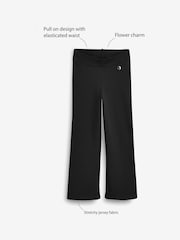 أسود - Pull-On Cotton Rich Stretch Boot Cut School Trousers (3-16yrs) - Image 3 of 6