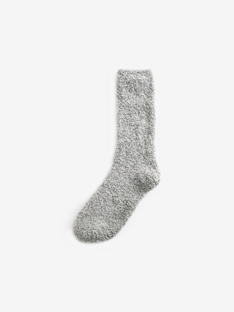 Black Grey 2 Pack Cosy Bed Socks - Image 3 of 3 Black Grey 2 Pack Cosy Bed Socks - Image 3 of 3