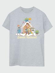 Brands In Disney Toy Story 스위트 리트리트 크리스마스 보이프렌드 핏 티셔츠 - 4의 이미지 2