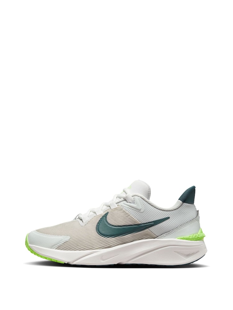 Kremowy/czarny - Buty sportowe Nike Youth Star Runner 4 - Image 2 of 11