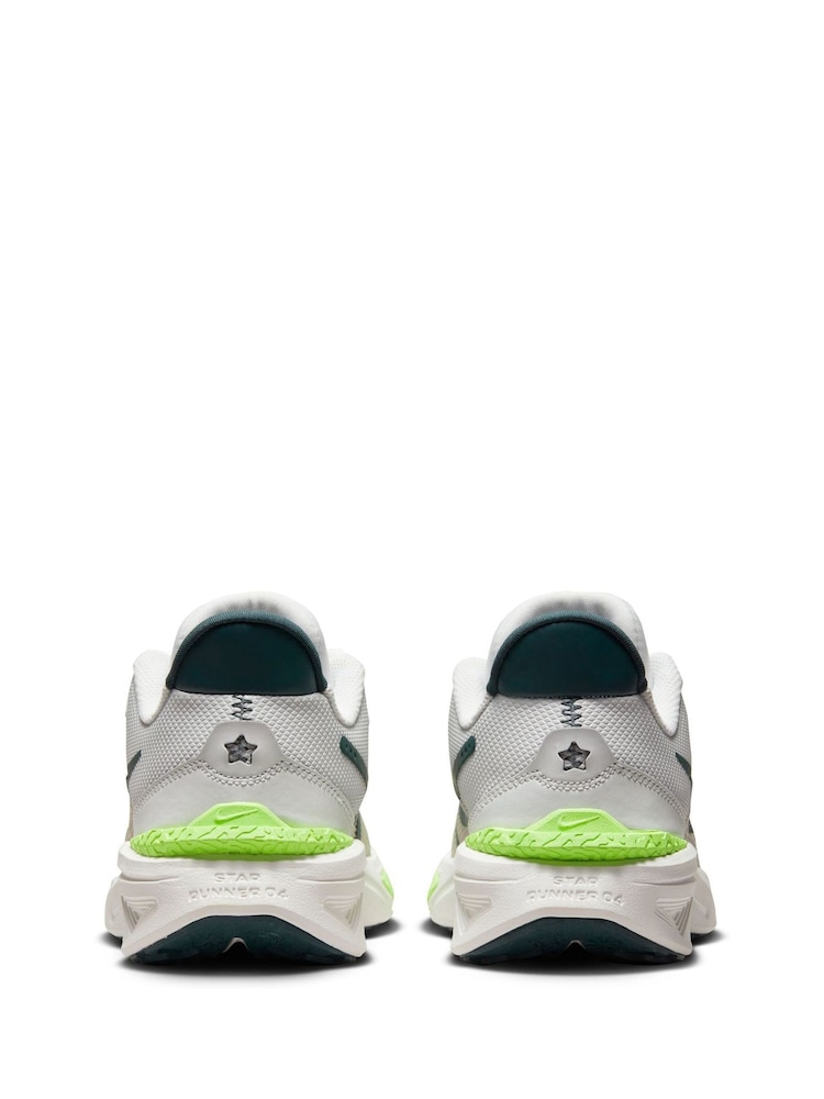 Crem/Negru - Pantofi de antrenament Nike Youth Star Covor lung coridor 4 - Image 7 of 11