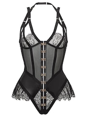 Negro - Ann Summers Exuberant Lace and Mesh Bodysuit - Imagen 4 de 4