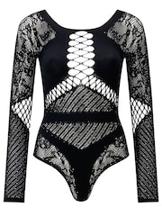 Ann Summers Black Paisley Diamanté Body - Image 5 of 5