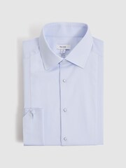 Soft Blue - Reiss Марсель - Двойной манжет слим фит Двойной манжет смокинг рубашки - Изображение 2 из 8