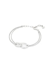 Dinny Hall Silver Wave Double Link Bracelet - Image 1 of 2
