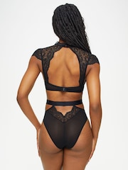 Ann Summers Black High Neck Zalia Lace Body - Image 3 of 5