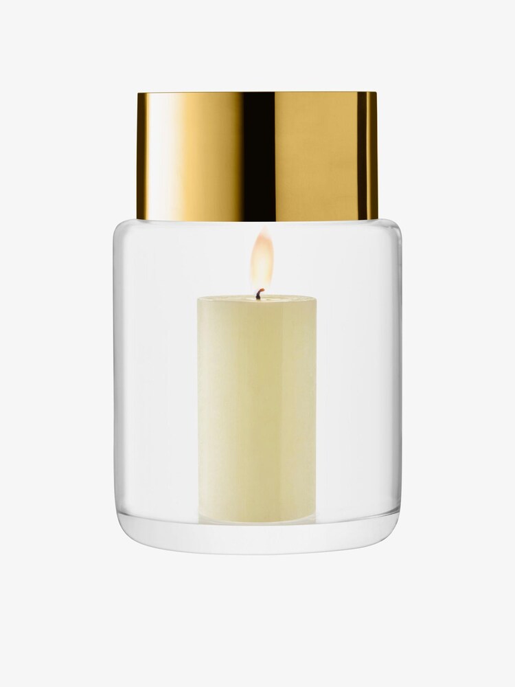 LSA International Gold Aurum Vase Lantern H30cm - Image 2 of 4