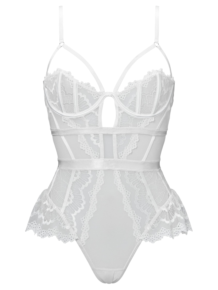 Ann Summers White Sophisticated Teddy - Image 4 of 4