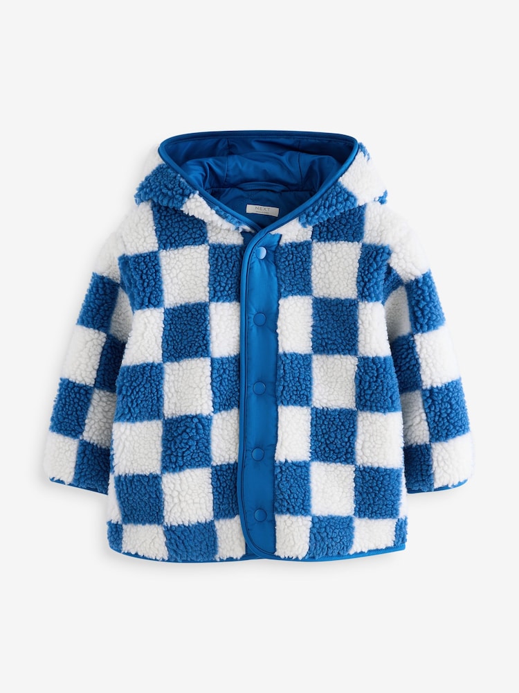 Blue Borg Fleece Shacket (3mths-7yrs) - Image 1 of 4