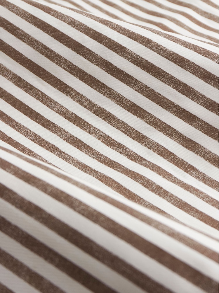 Yard Natural Hebden Striped Blackout/Thermal Eyelet Curtains - Image 4 of 4
