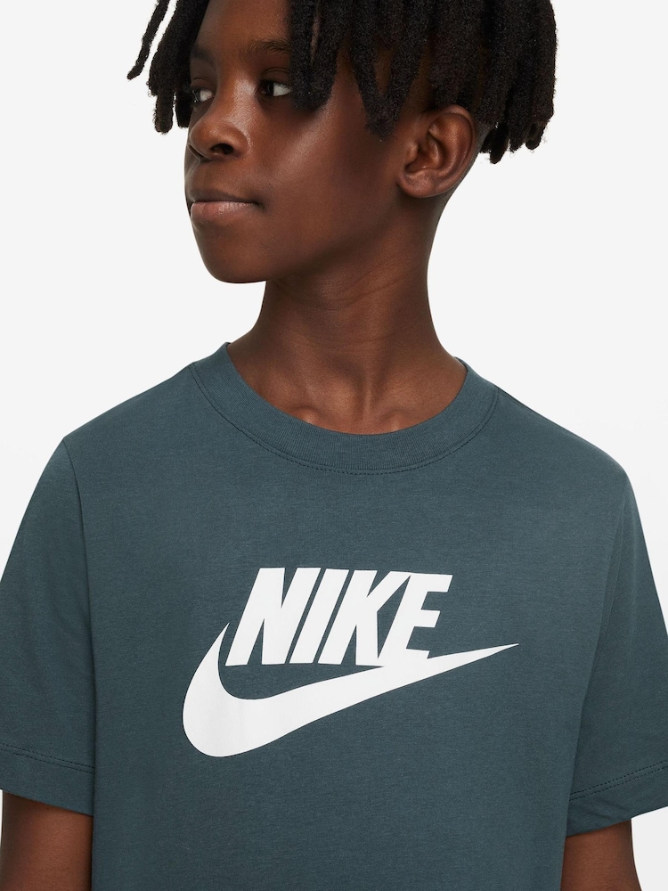 Nike Jungle Green Futura Icon TShirt - Image 3 of 3